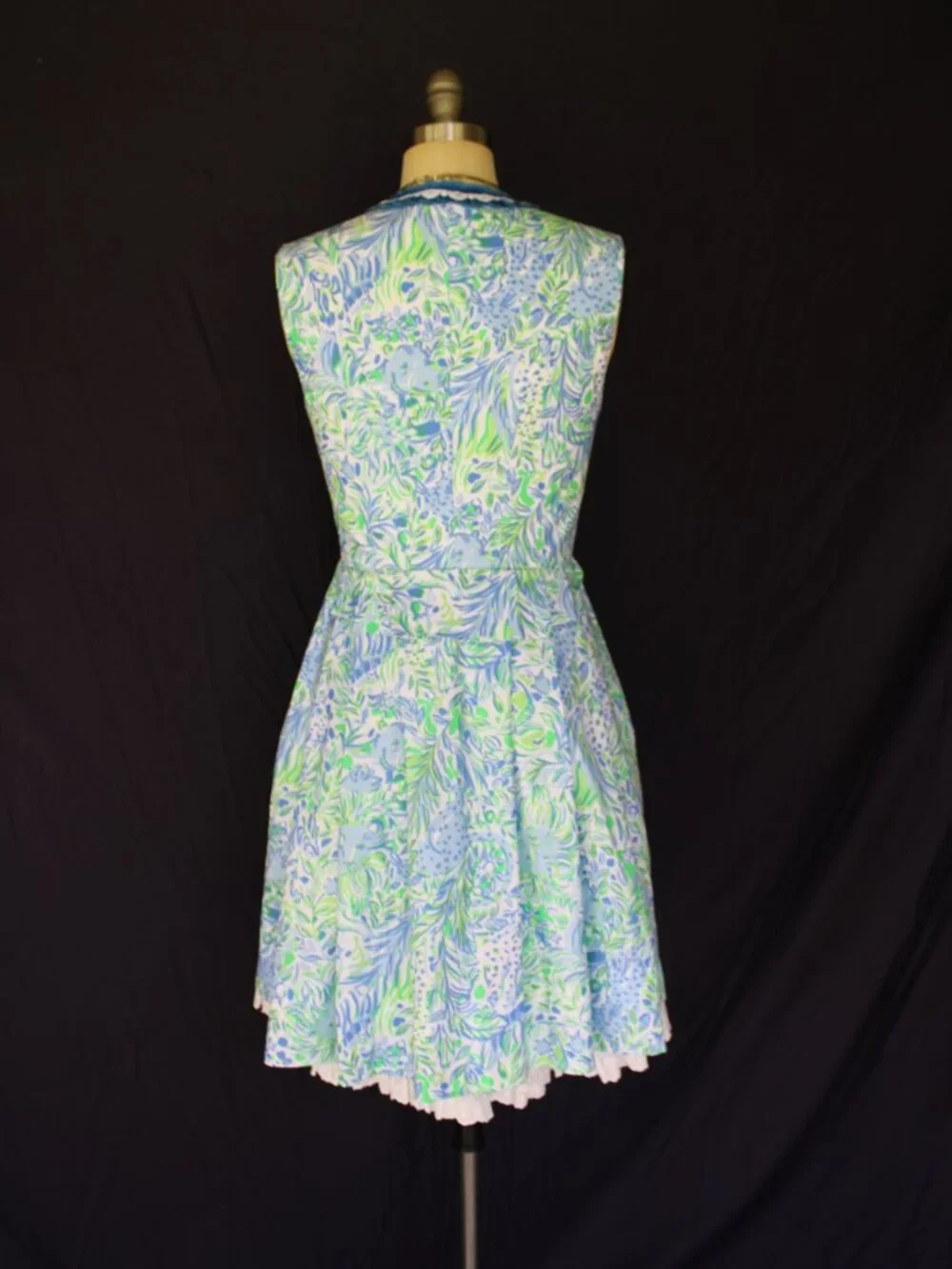 Custom Lilly Pulitzer trachten German Bavarian Dirndl corset dress crochet lace - Picture 11 of 12